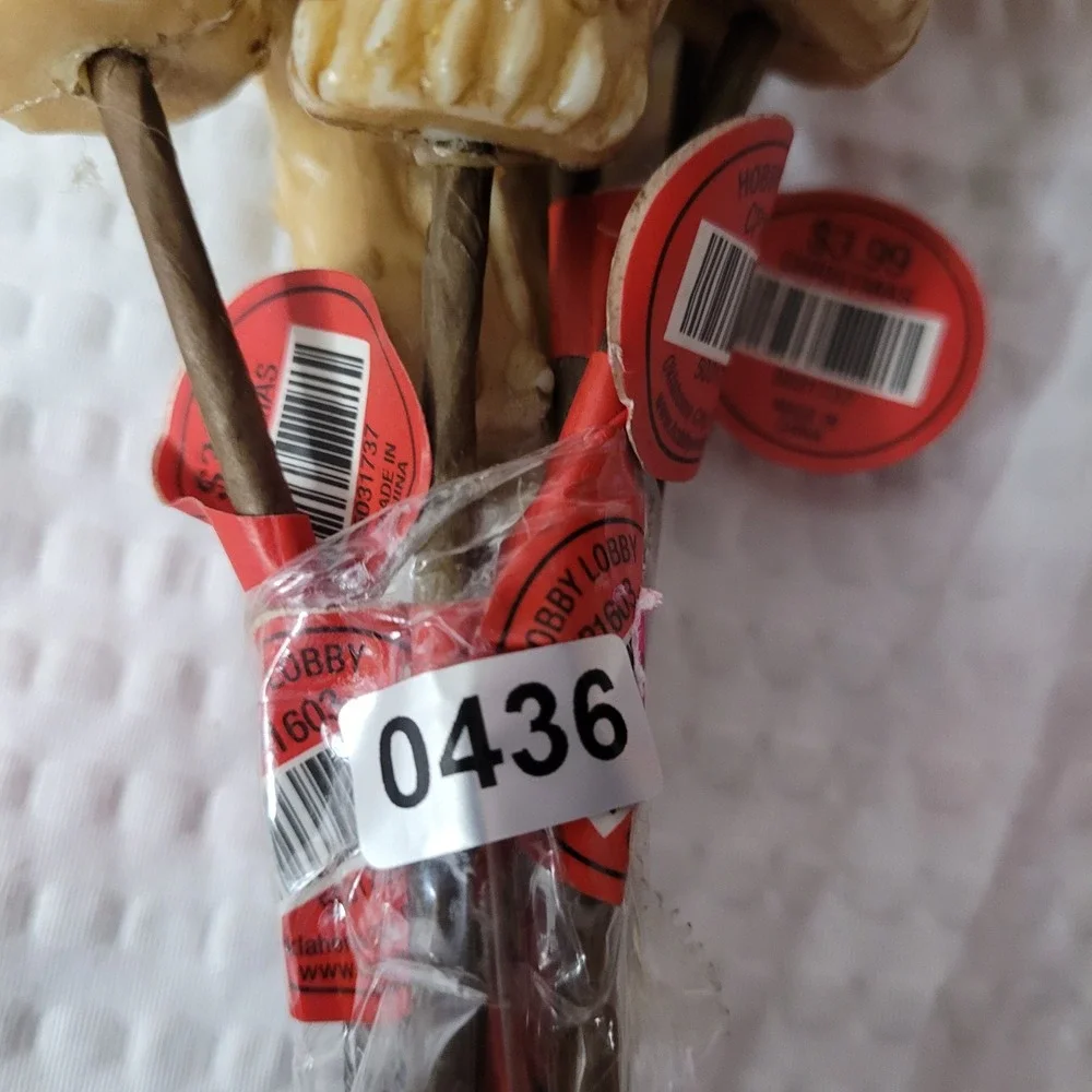Hobby Lobby Faux Antler Floral Picks Set‎ of 3 Rustic Christmas Decor 12 Inch